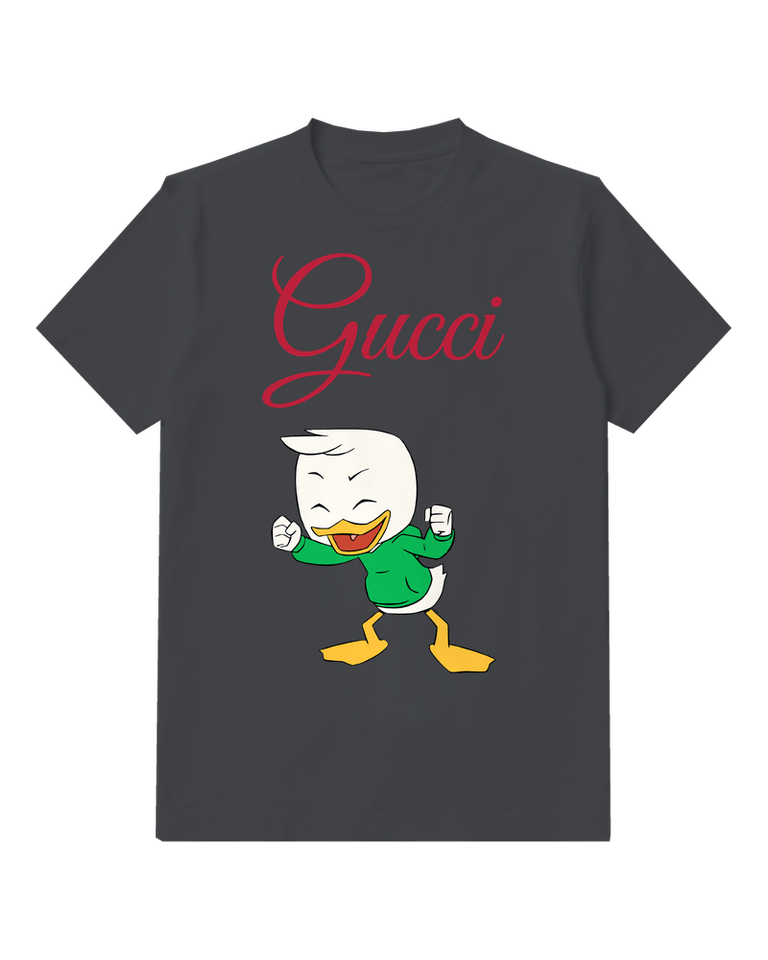 Charcoal Green Shirt Duck Graphic T-Shirt - front product view