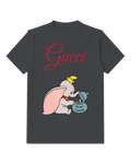 Charcoal Big Eared Elephant Cookie Jar Graphic T-Shirt - front product view